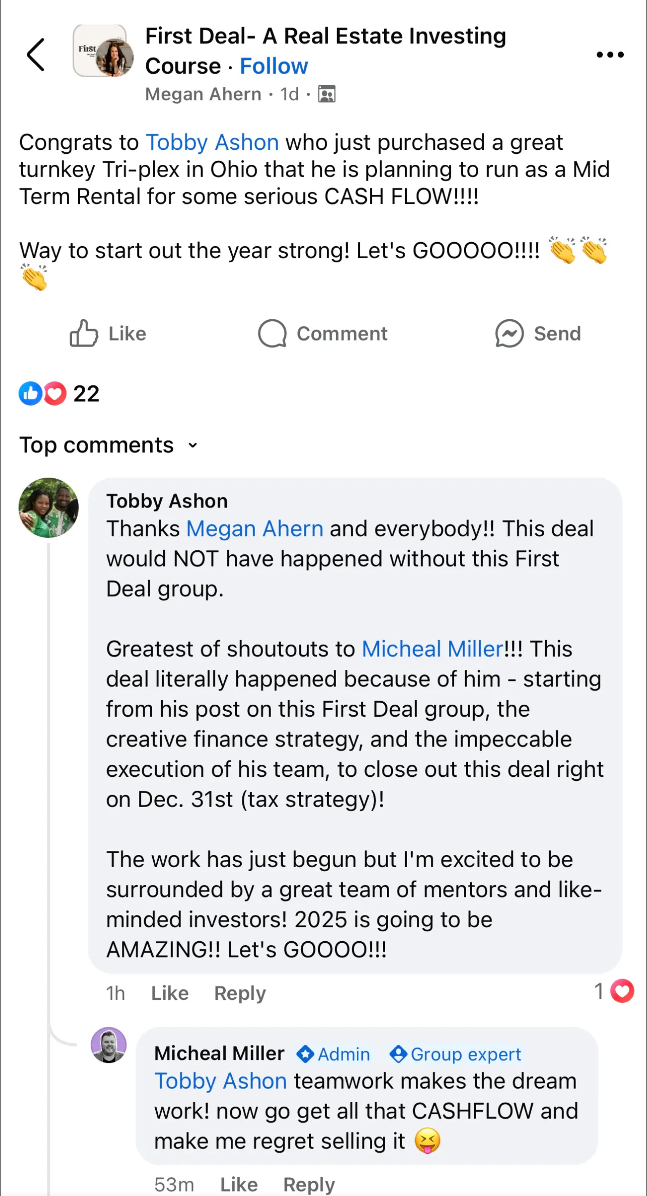How the First Deal Program Works