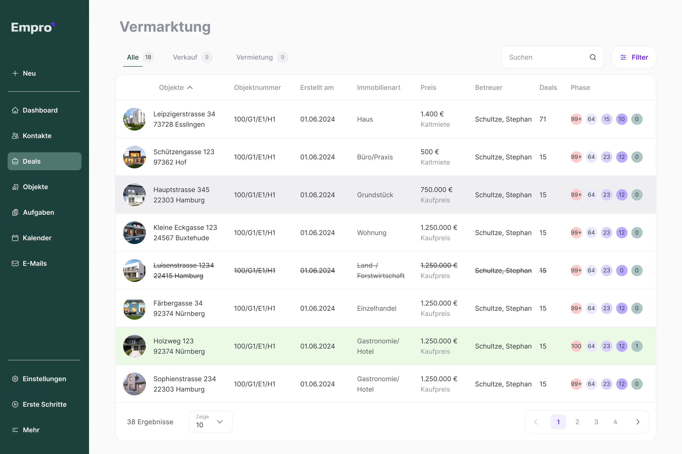 Wechsel von estateSmart auf Empro