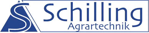 Schilling Agrartechnik logo with stylized letter S in blue next to the company name in blue text on a white background.