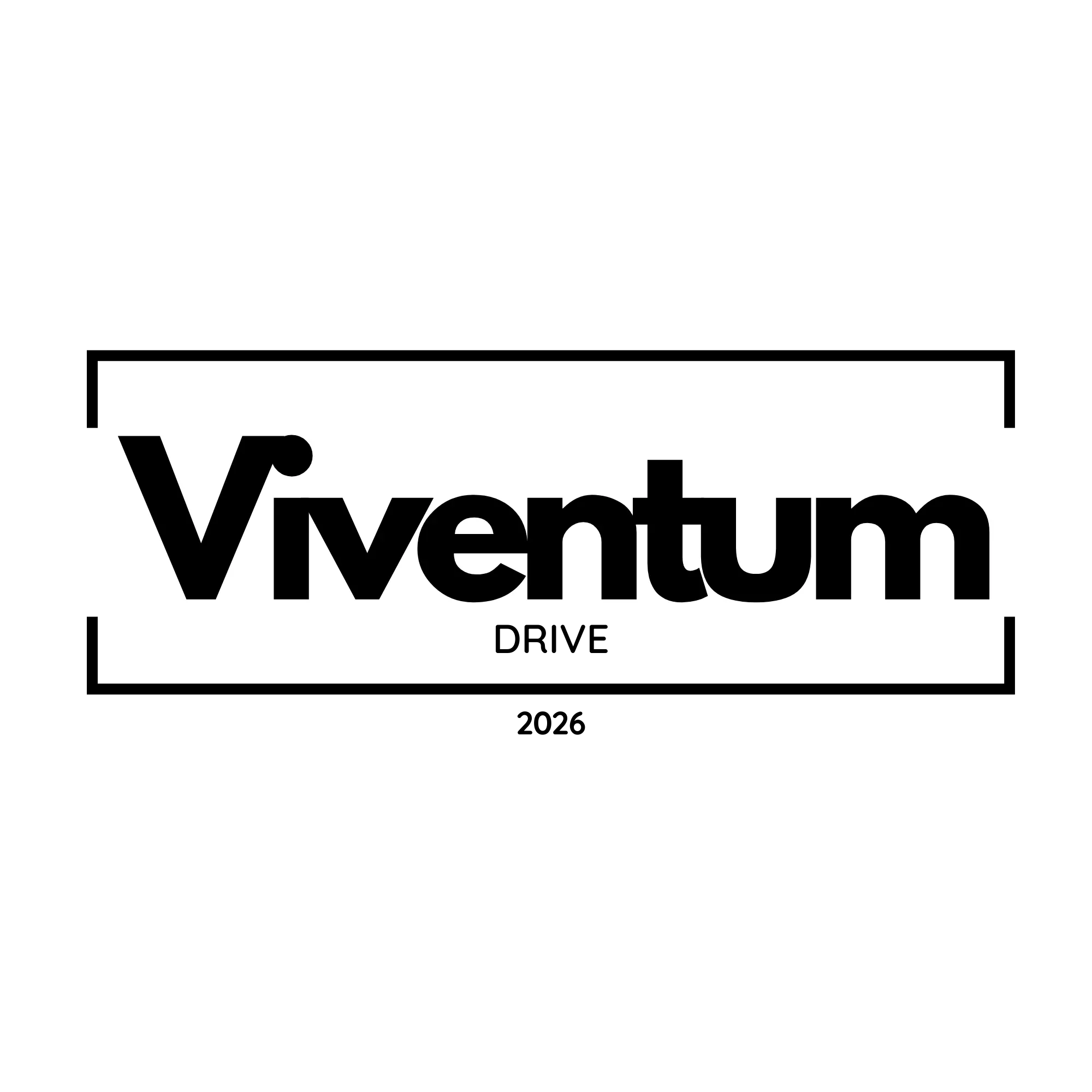 Schriftzug „Viventum“ in schwarzer, fetter Schrift auf weißem Hintergrund.