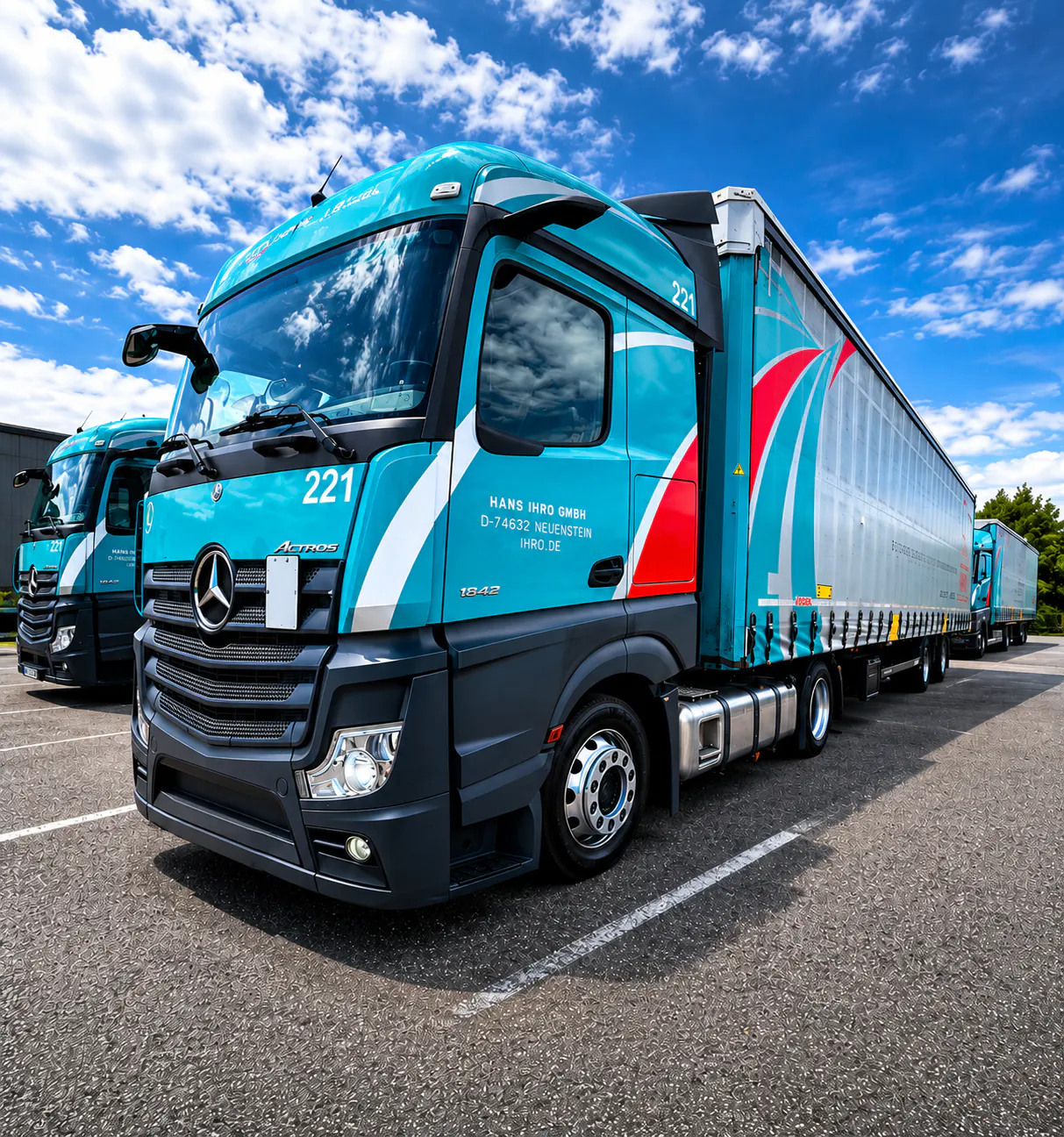 Lkw der Hans Ihro GmbH