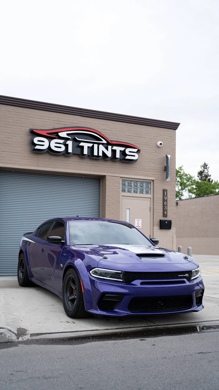 Tinted muscle car at 961 Tints
