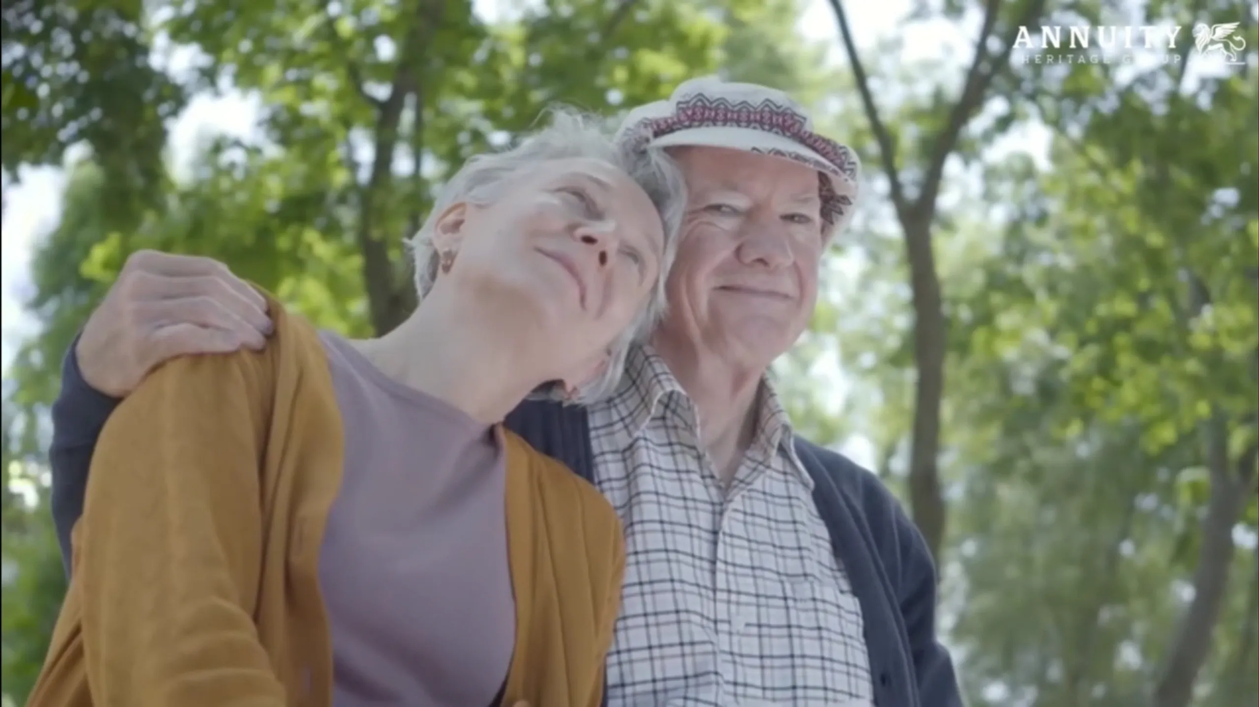 Happy retired couple enjoying retirement together