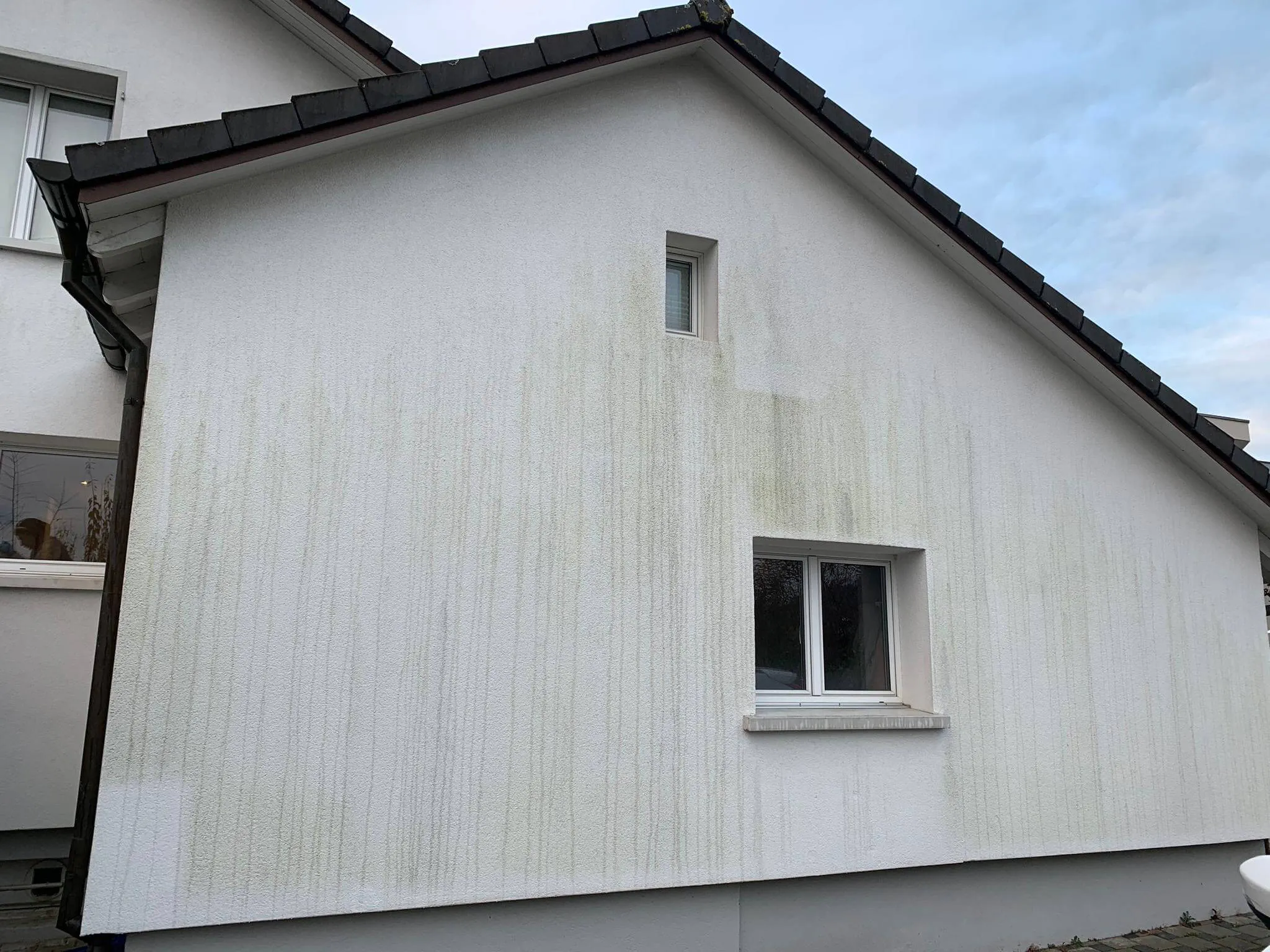 Einfamilienhaus Verputz Vorher