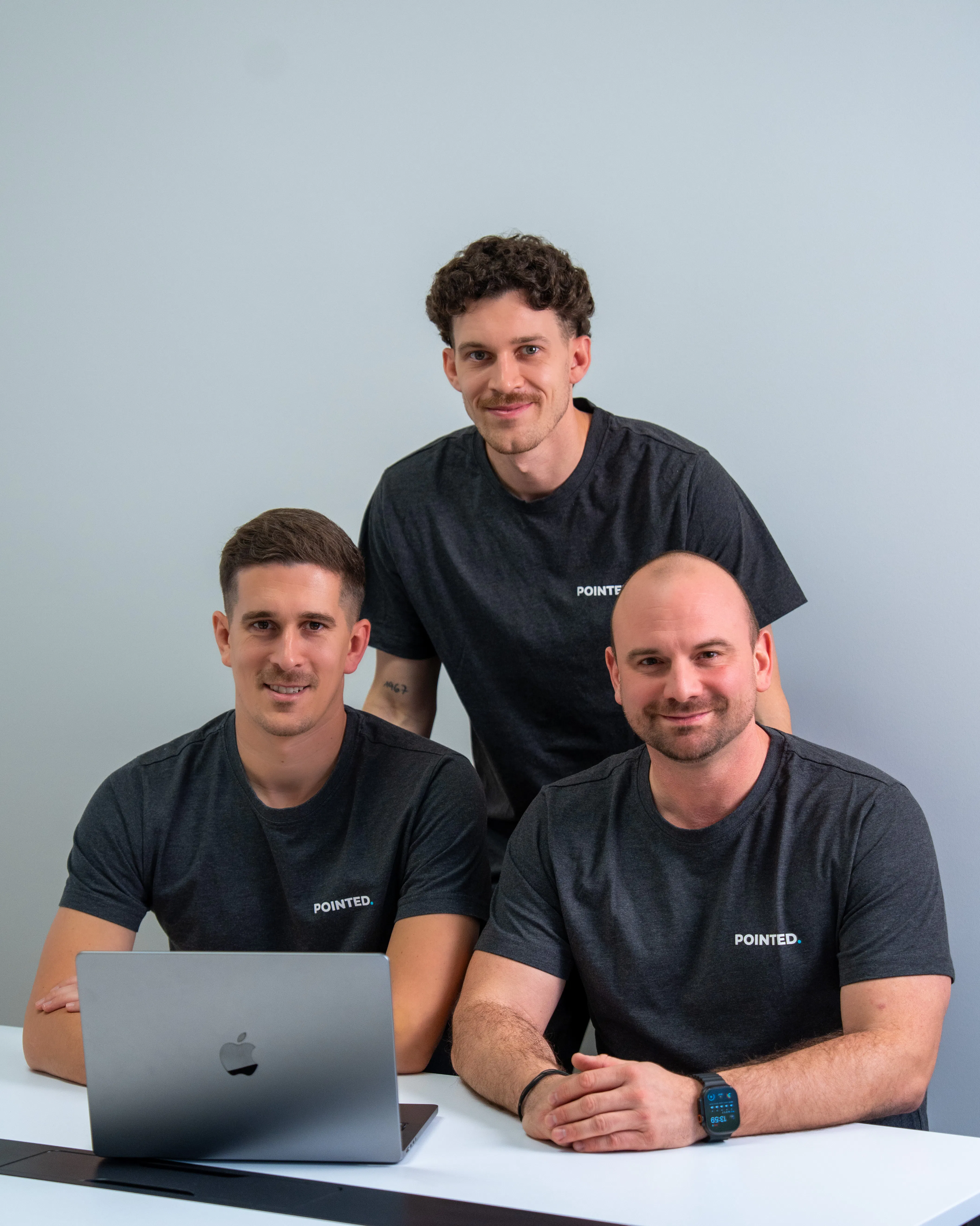 Freundliches Team-Porträt