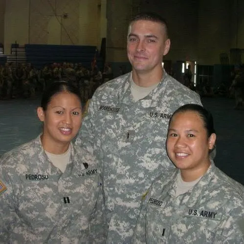 dwayne and leila moorehouse in military uniform