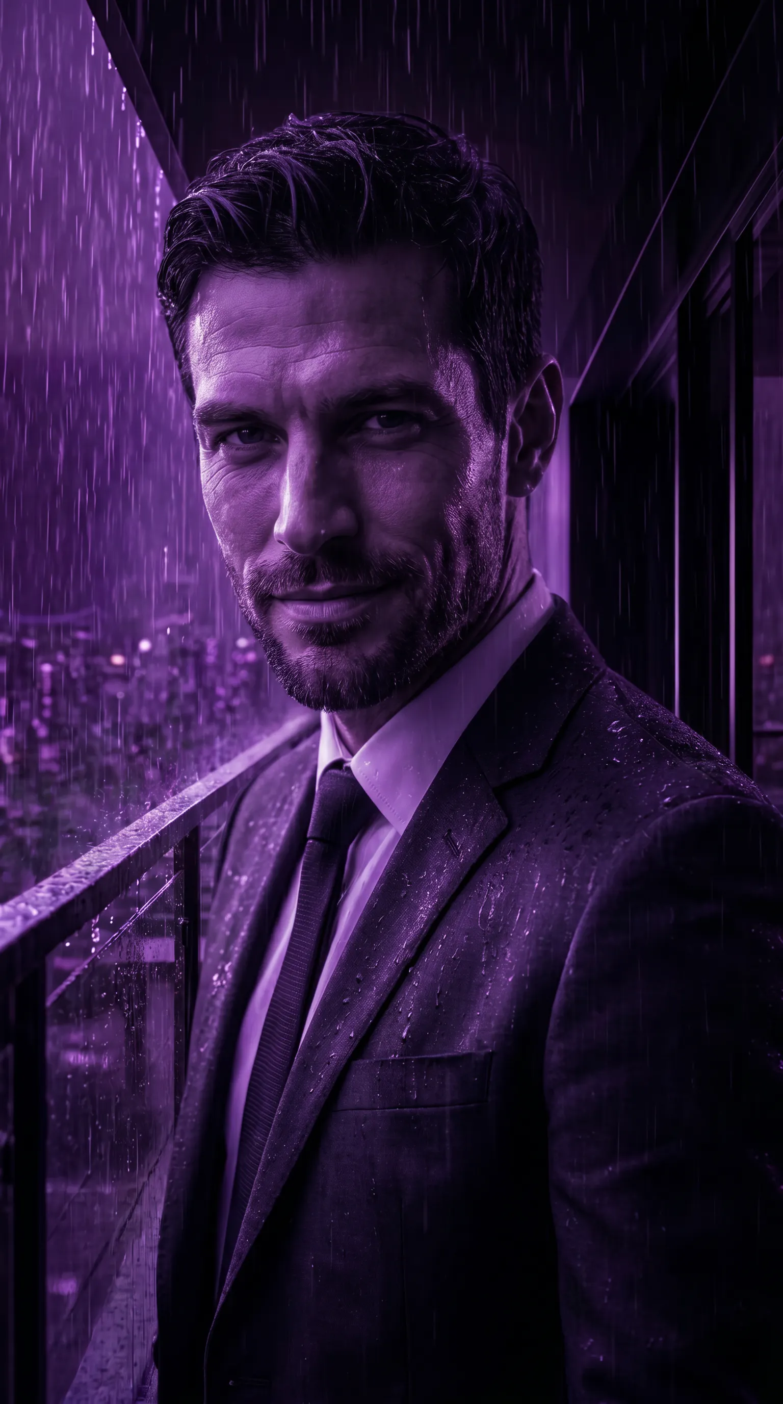 confident man in suit