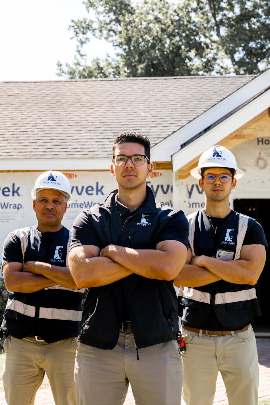 construction team on site