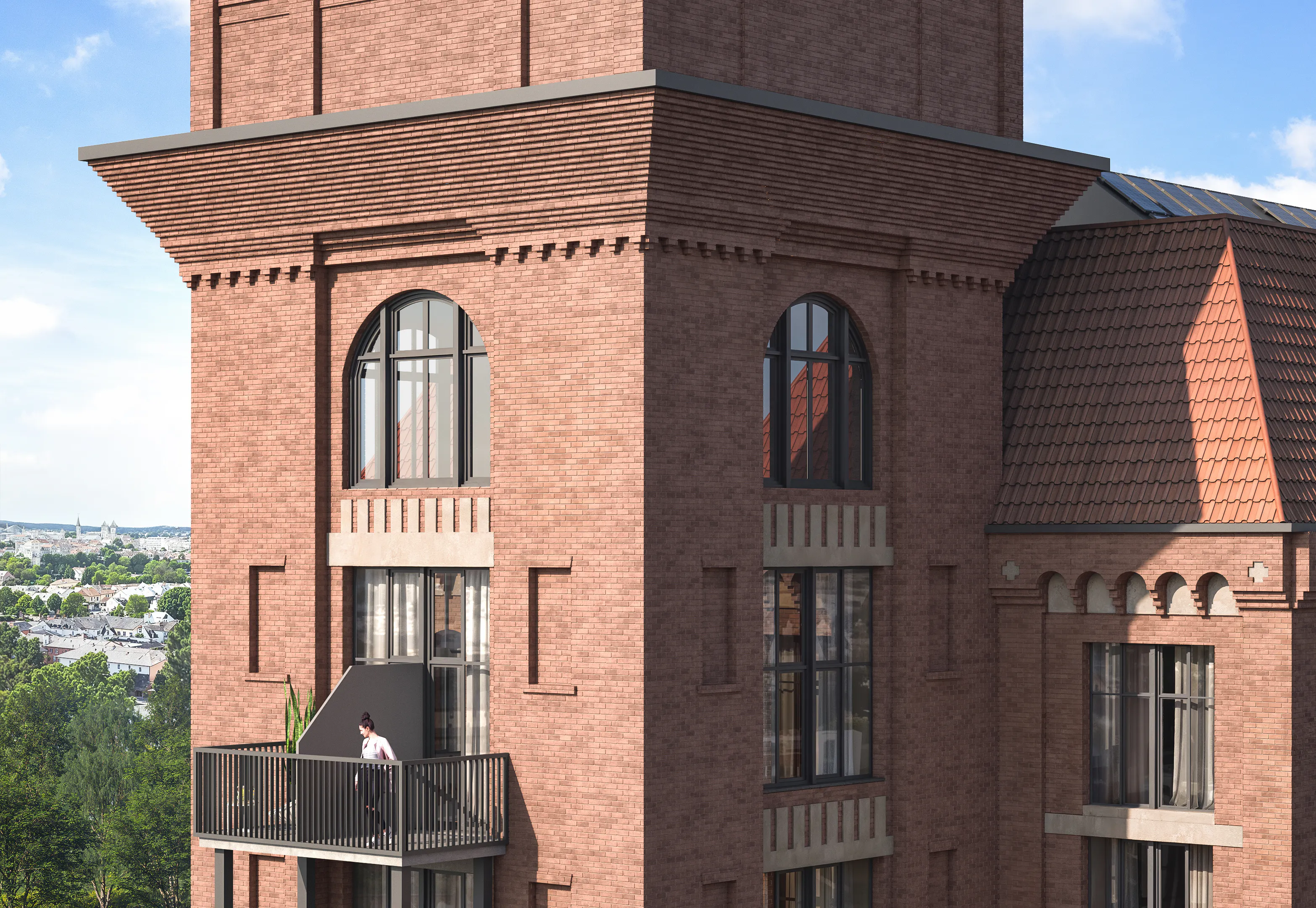 Wohnzimmer eines Appartements