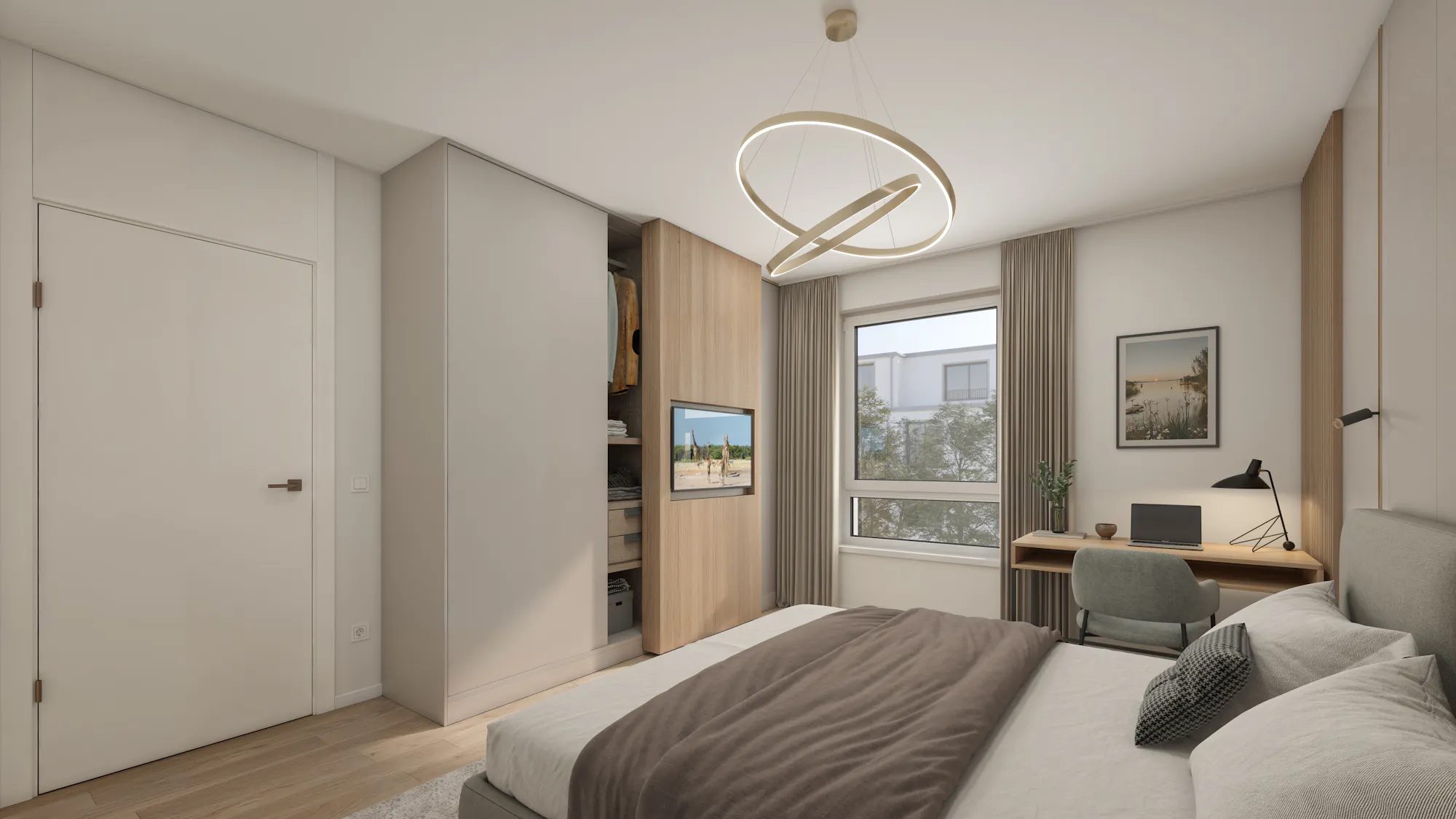 modernes Schlafzimmer