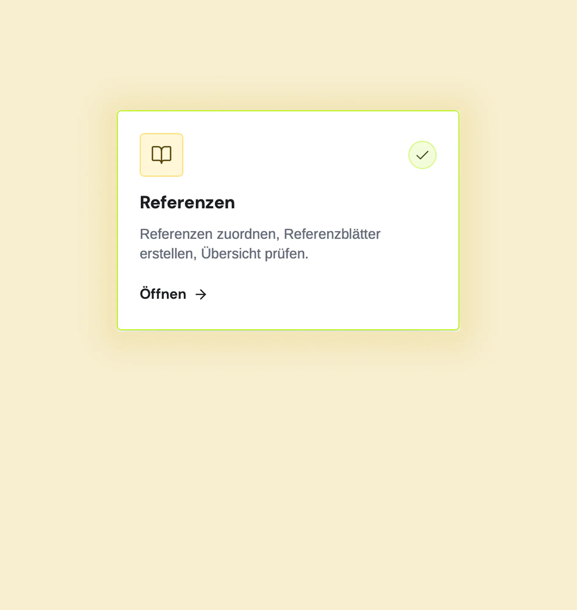 Referenzen Karte Ansicht