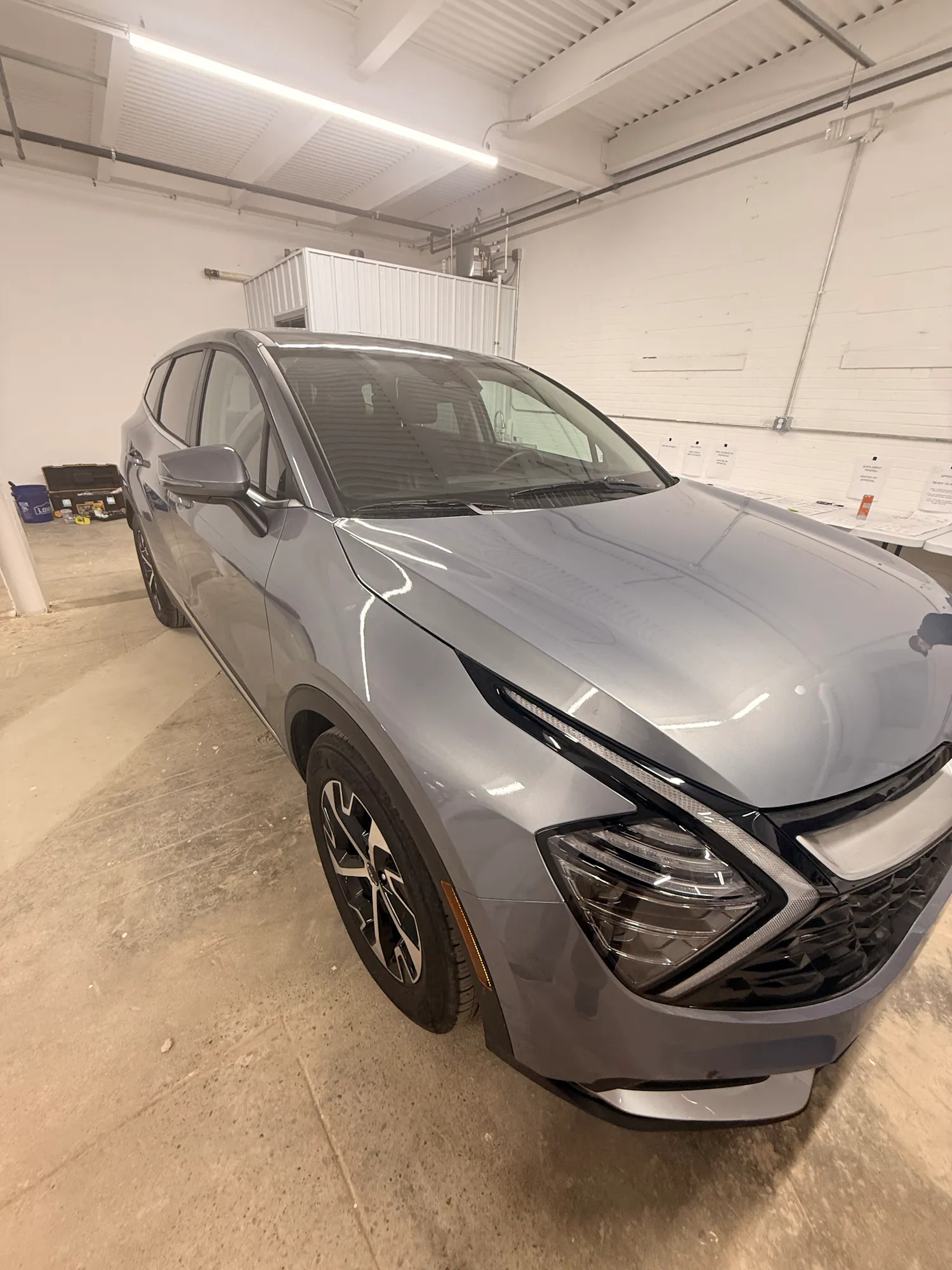 Kia SUV after hail dent repair