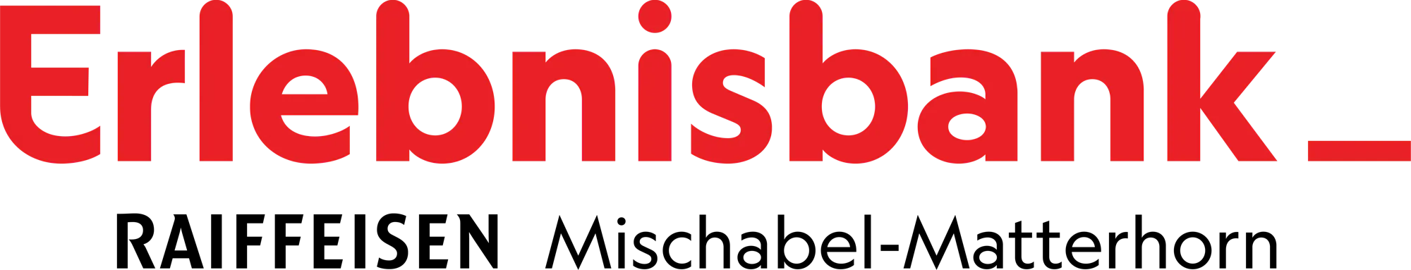 erlebnisbank Raiffeisen Mischabel-Matterhorn Logo