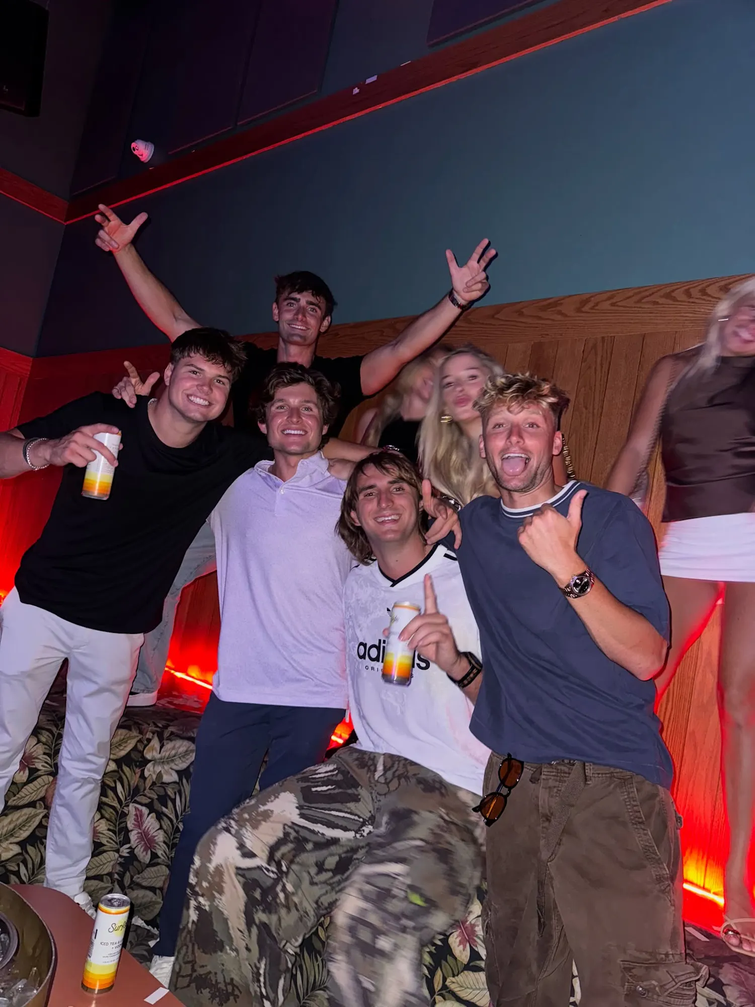 friends at a party
