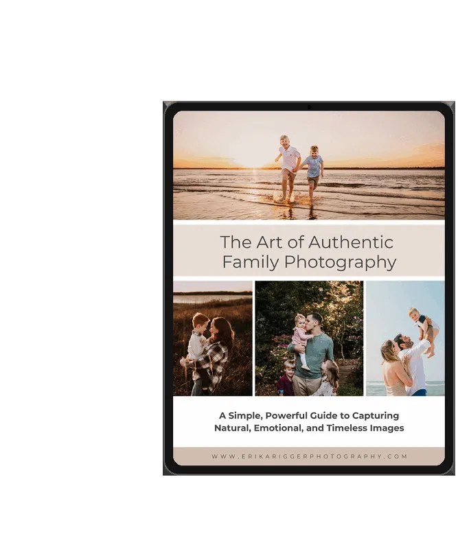 Family session in motion