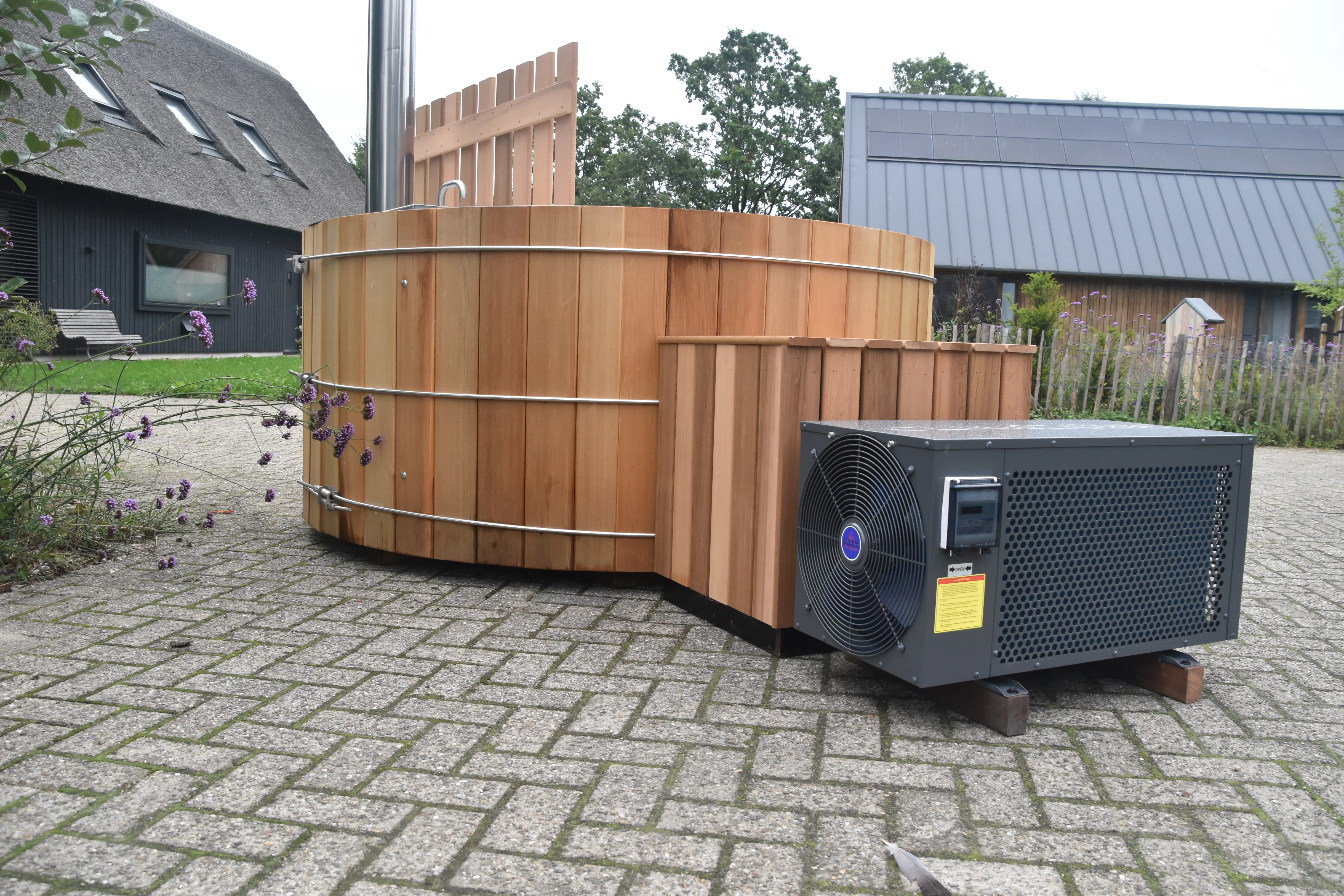 Warmtepomp met handmatige of automatische bediening
