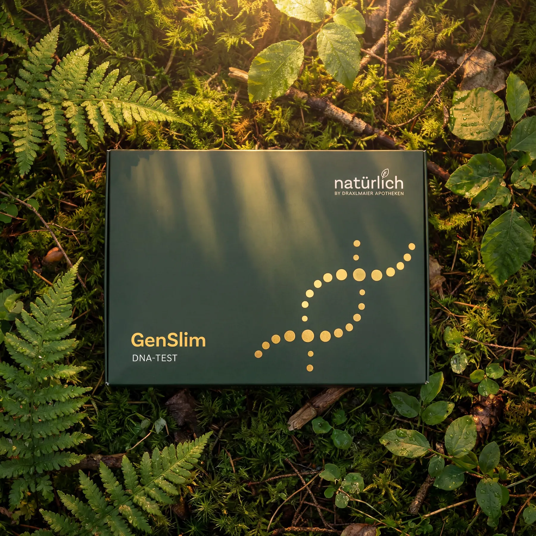 GenSlim Testkit auf Waldboden