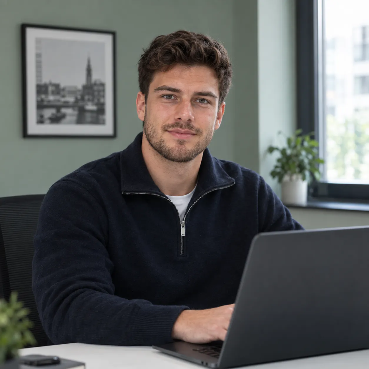 Luis Hamsea, Vertriebsleiter bei der Deutschen Digitalisierungsgesellschaft mbH