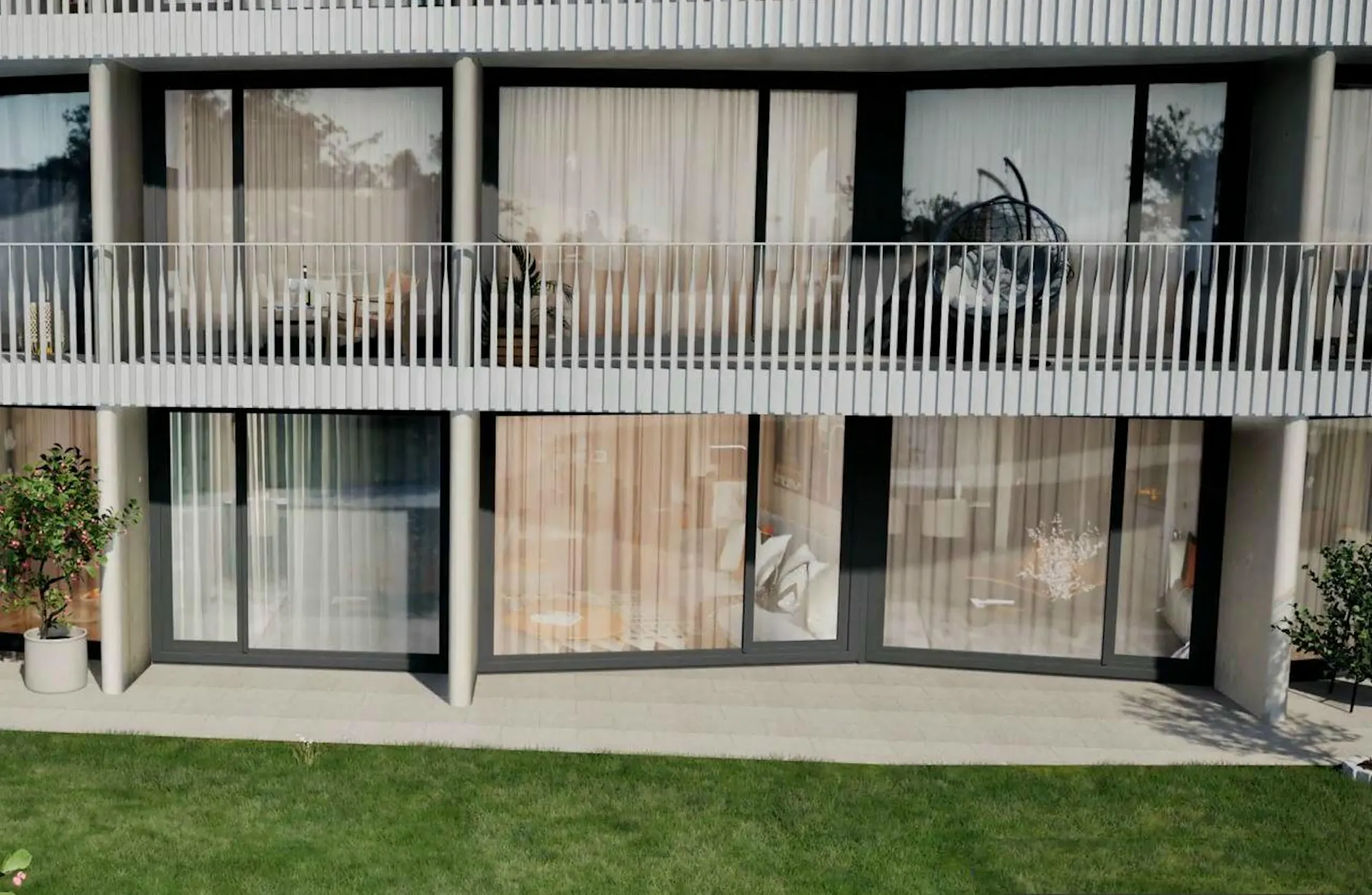 Bodentiefe Fenster mit Dreifachverglasung, Am Briel 53