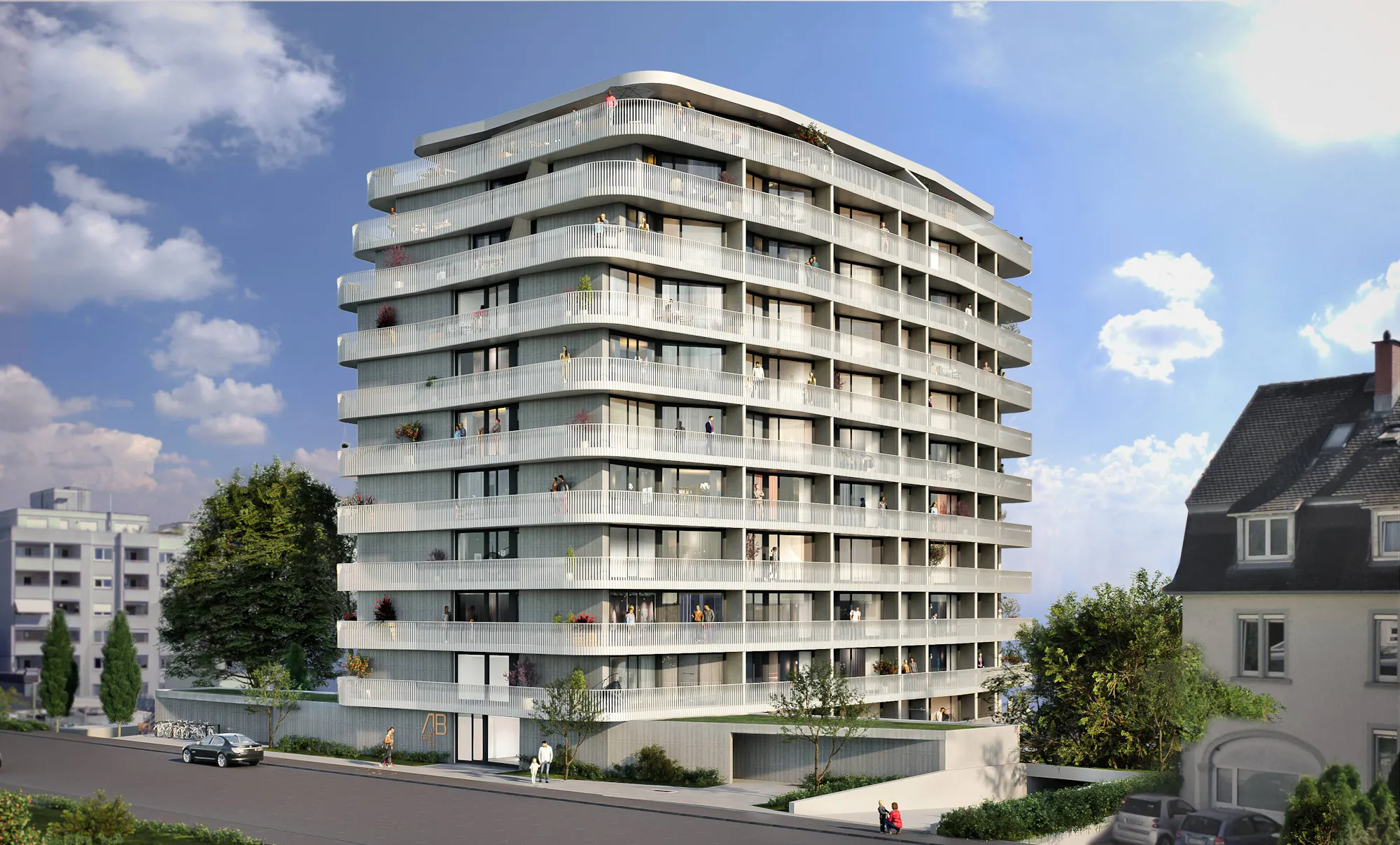 Effizienzhaus Am Briel 53 bei Tag