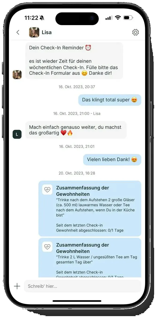 mybodyadvice App Chat