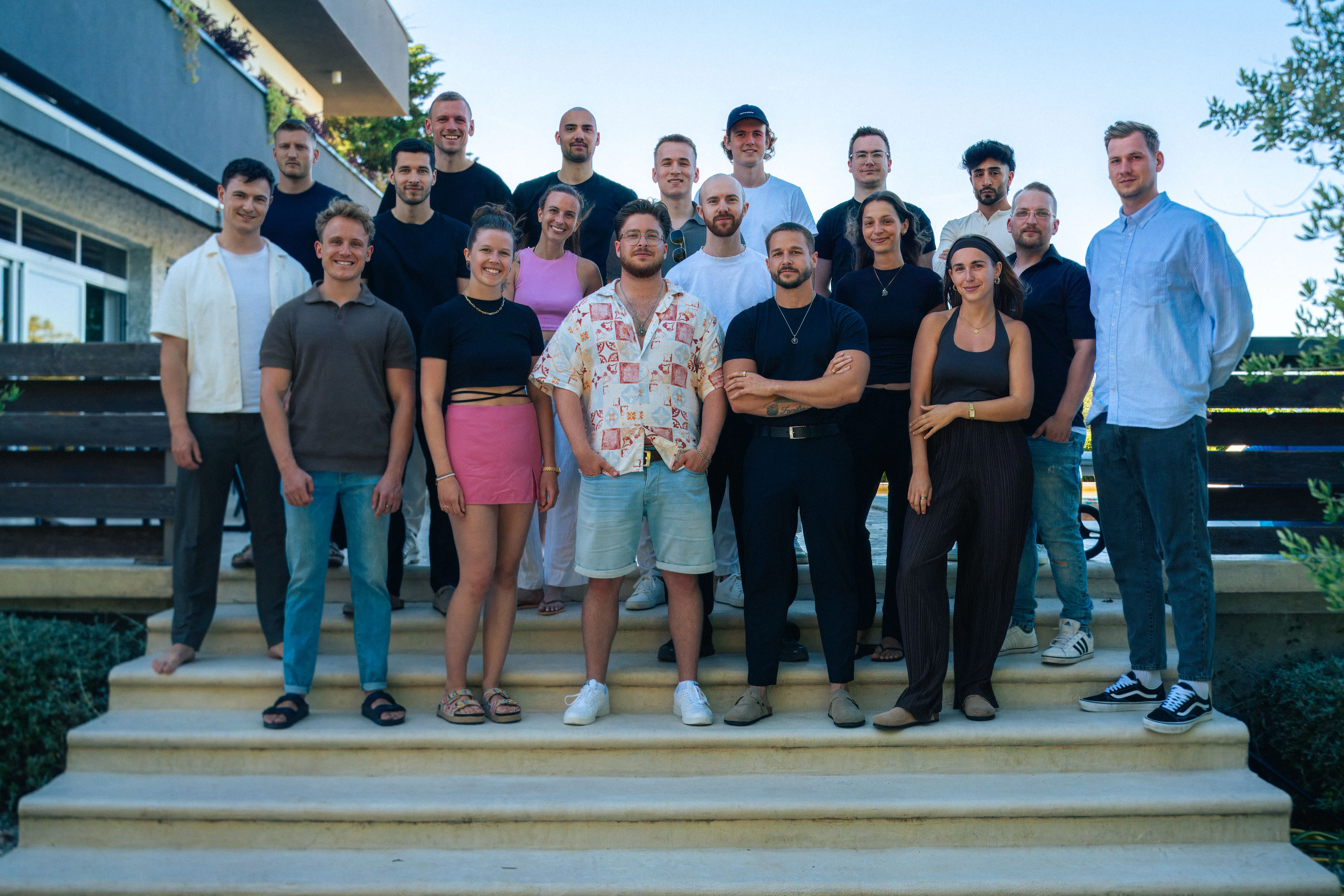 Das SPACEDOME Team beim gemeinsamen Gruppenfoto
