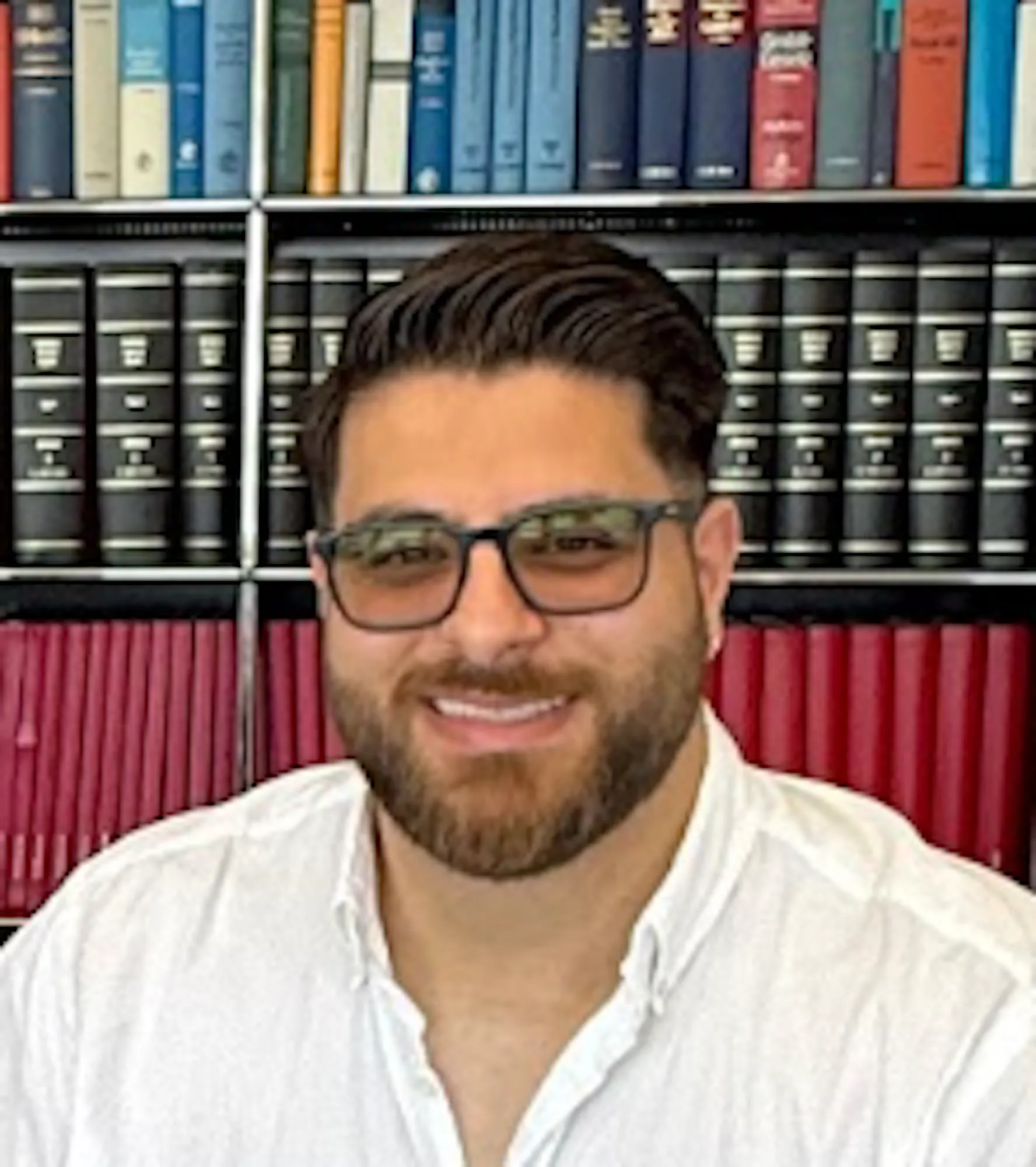 Teilnehmer mit Brille
