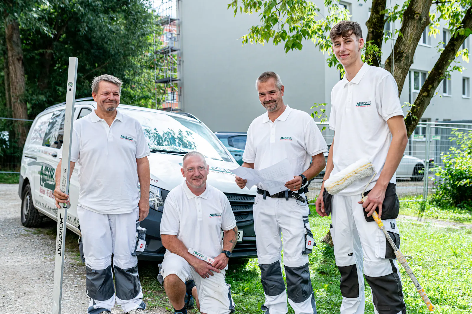 Team auf der Baustelle